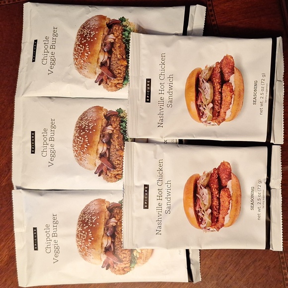 Epicure Bundle - Nashville Hot Chicken & Chipotle Veggie Burger - NWT - Picture 1 of 2